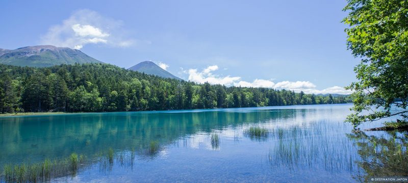 Vue du lac Akan
