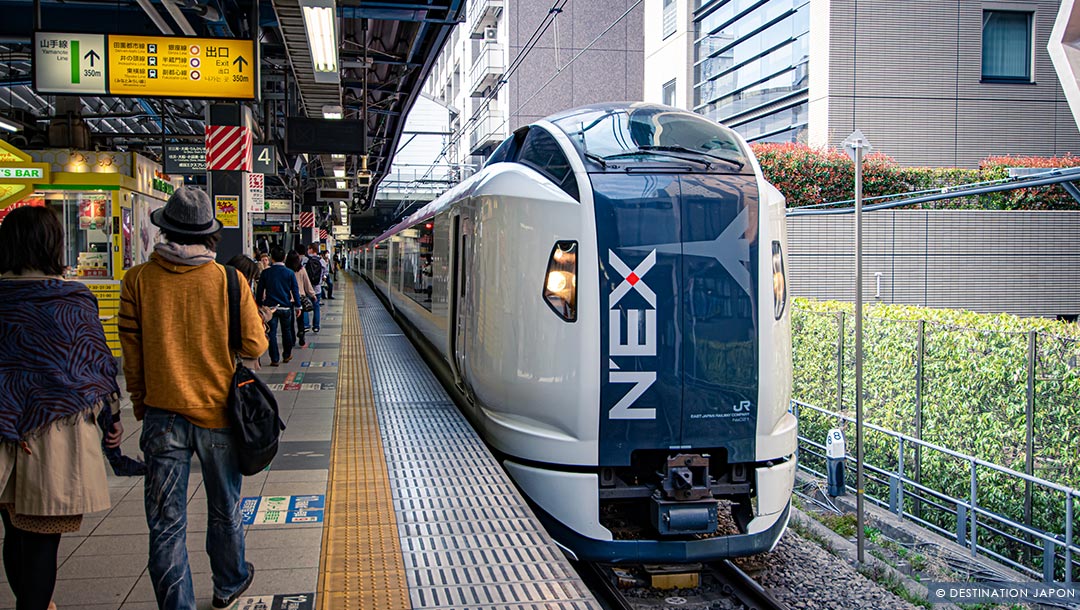 Train Narita Express à quai