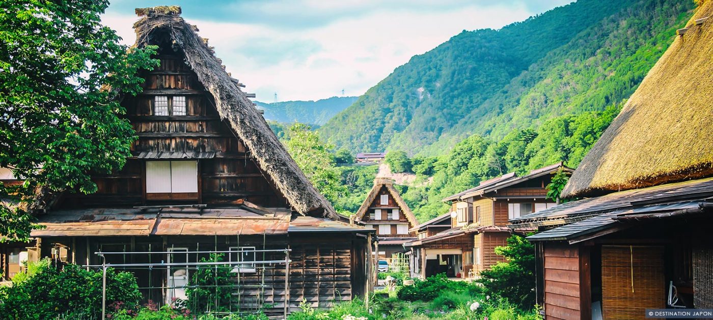 Maisons traditionnelles de Shirakawago
